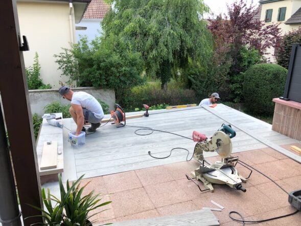 Extension de terrasse à Eschentzwiller - après