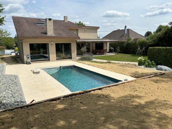 Mise en eau d'une piscine Waterair à Habsheim